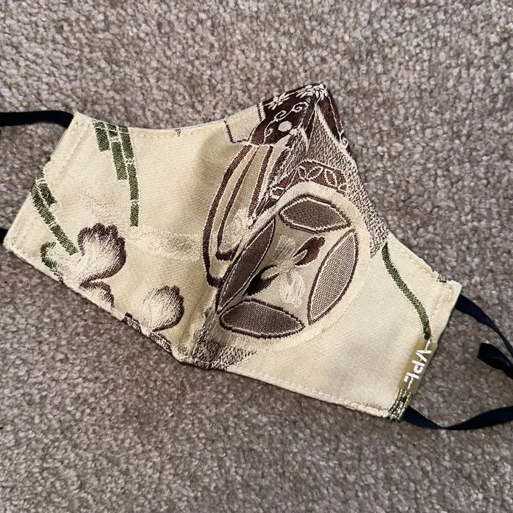 VPL for Athleta Japanese Vintage Kimono OBI Face Mask!